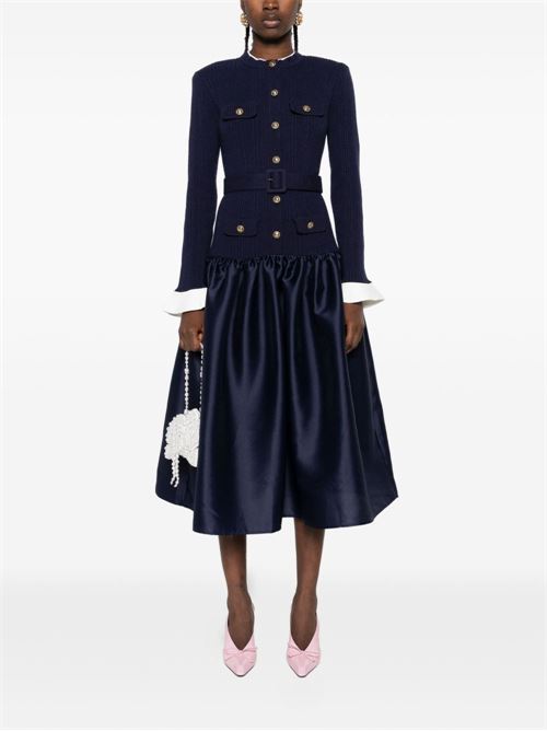Abito midi SELF PORTRAIT | AW25016MANAVY